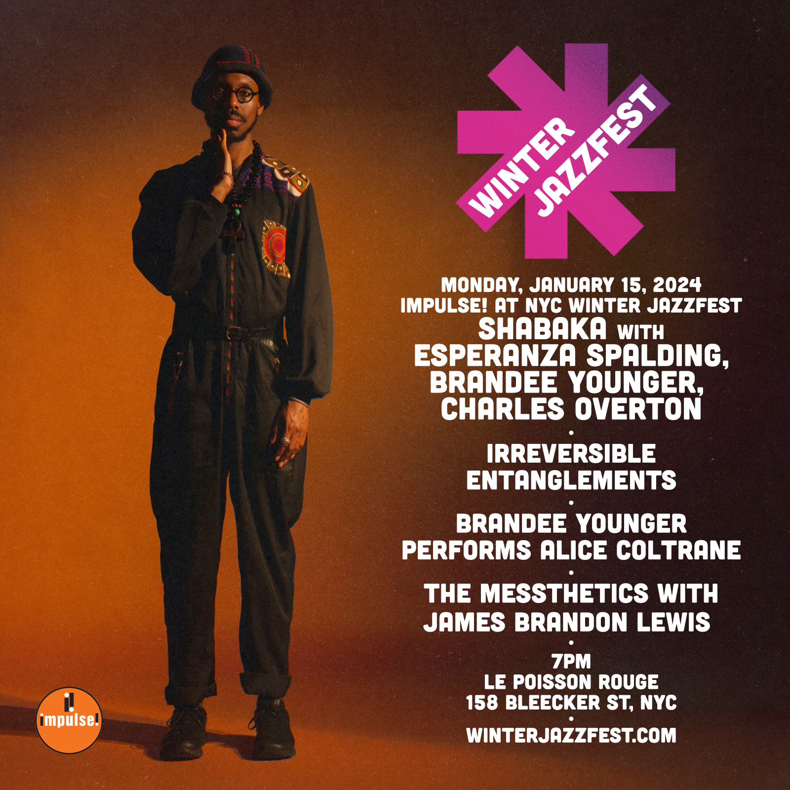 1/15/24 - Impulse! Showcase — Winter Jazzfest